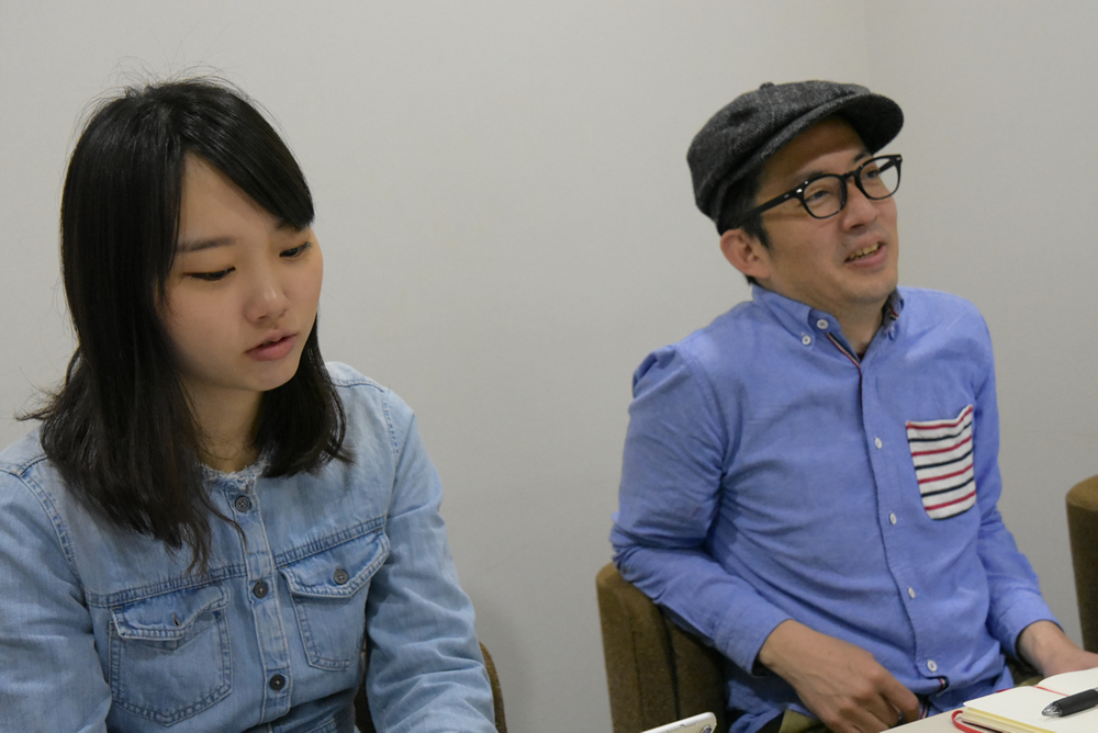スミ、藤原両氏が突撃インタビュー